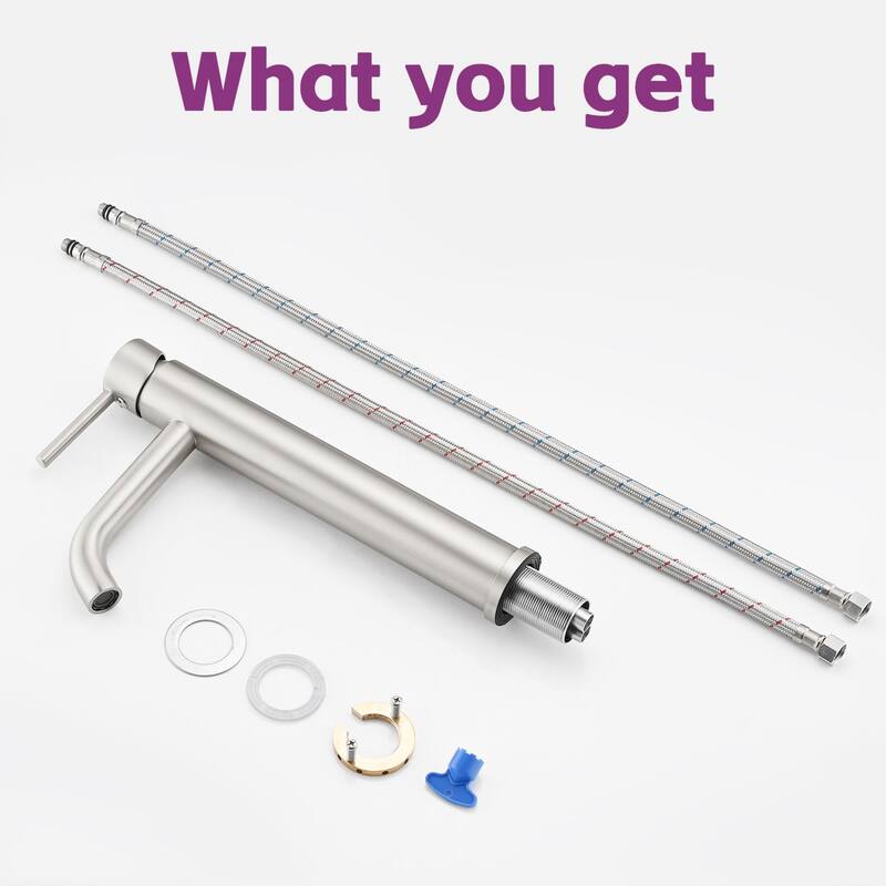 High-end atmosphere bathroom single hole faucet
