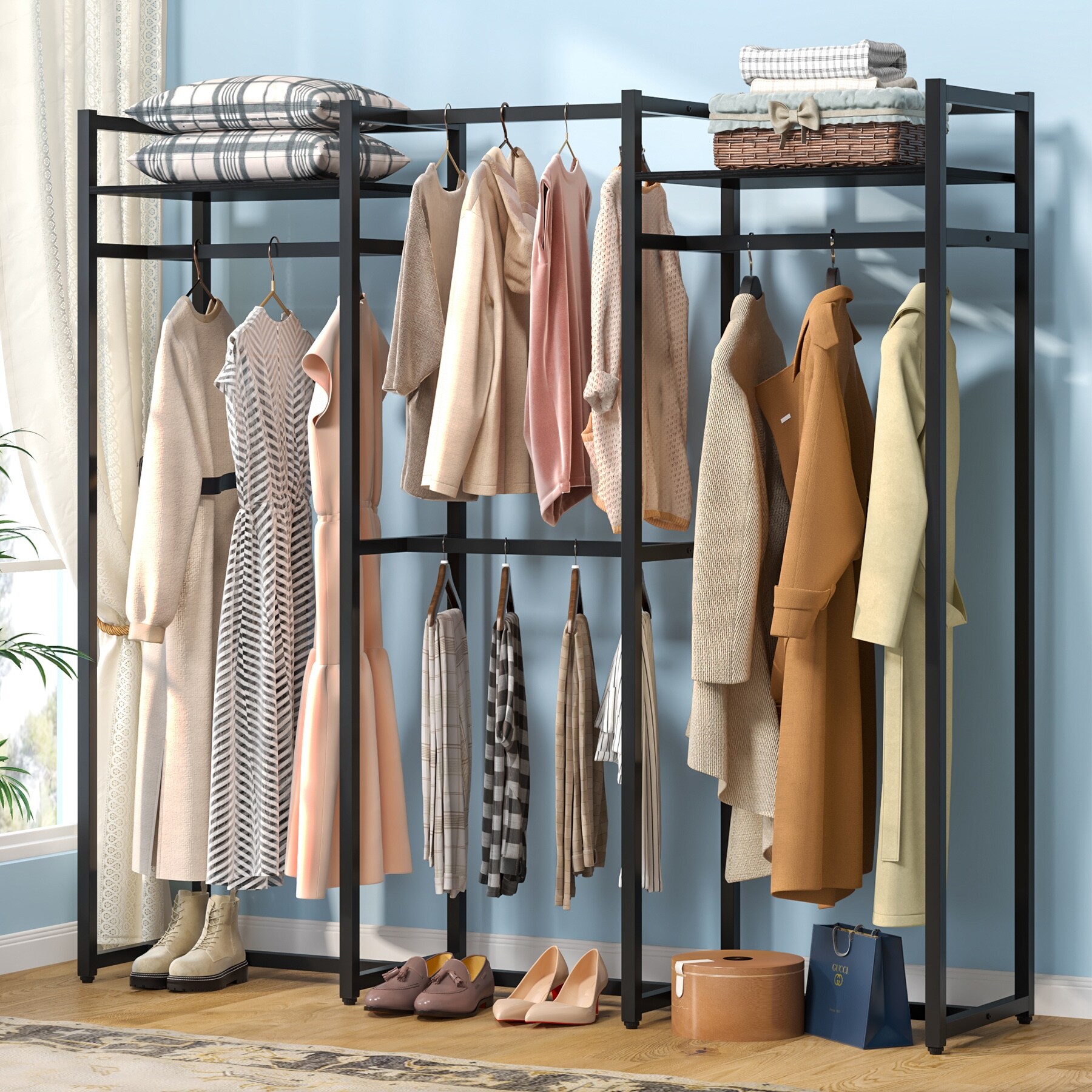 https://ak1.ostkcdn.com/images/products/is/images/direct/dbde206503abfd1be49ed3ccdfa952da674f6fdb/Garment-Rack-Heavy-Duty-Clothes-Rack-Free-Standing-Closet-Organizer-with-Shelves%2C-Large-Size-Storage-Rack-with-4-hanging-Rods.jpg