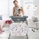 preview thumbnail 2 of 7, Babyjoy Changing Table with Bathtub Folding Portable Diaper Station - See Details