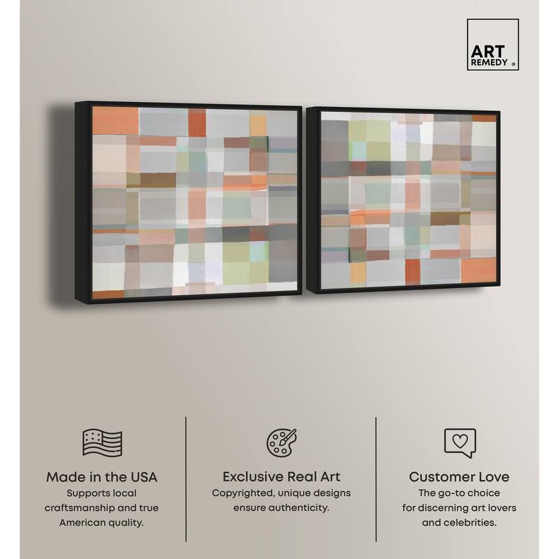 Pink Sneaker and Headphones Canvas by Art Remedy