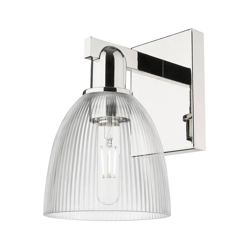 Innovations Lighting 716-1W-11-6 Castile Sconce Castile 11" Tall Wall - Polished Nickel / Clear
