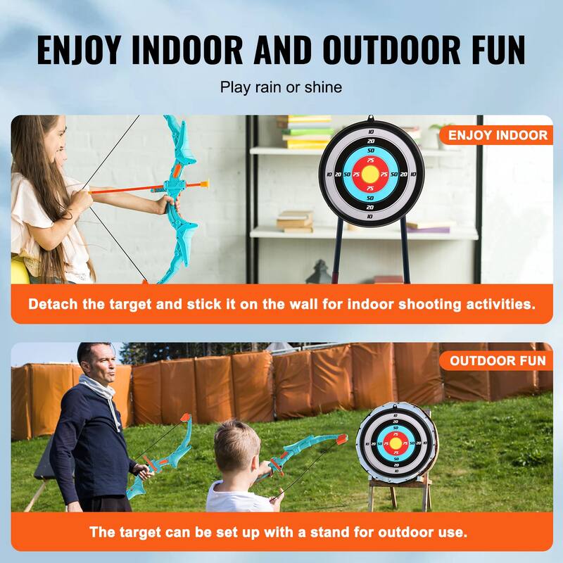 Bow and Arrow Set for Kids Outdoor Toy for Boys & Girls 6+ Years Old