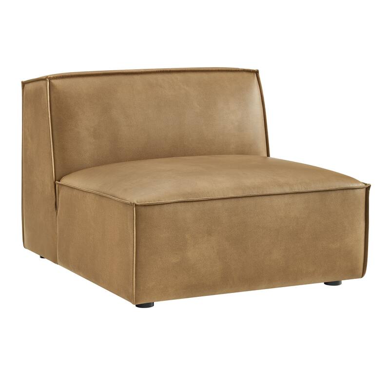 Restore Vegan Leather Armless Modular Chair