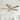 BreezeLite 52" Farmhouse Gold Metal Reversible Blades Ceiling Fan