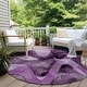 preview thumbnail 58 of 118, Machine Washable Indoor/ Outdoor Modern Chantille Rug
