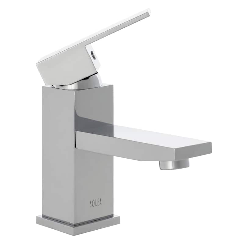 SAFAVIEH Solea Chanie Chrome 6-inch Single-Handle Bathroom Vessel Faucet - 1.9" x 6" x 5.9" - 2Wx6Dx6H