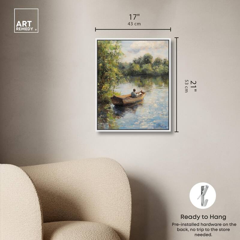 Lost in Thought Canvas by Art Remedy