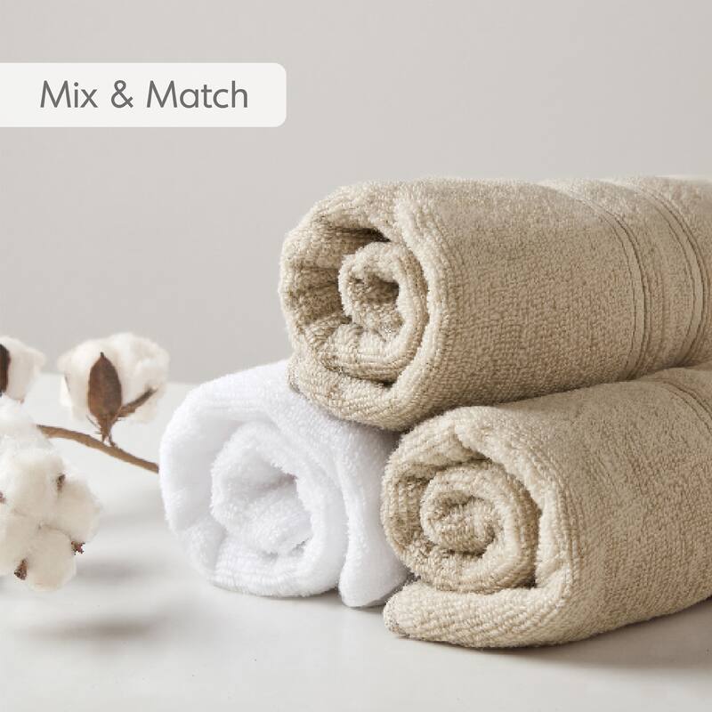 Chelsea Square 400GSM Essential Bundle Quick Dry 100% Cotton 12pc Towel Set