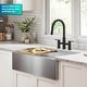 preview thumbnail 46 of 86, KRAUS Oletto Bridge Kitchen Faucet with 2-Function Pull-Down Sprayhead