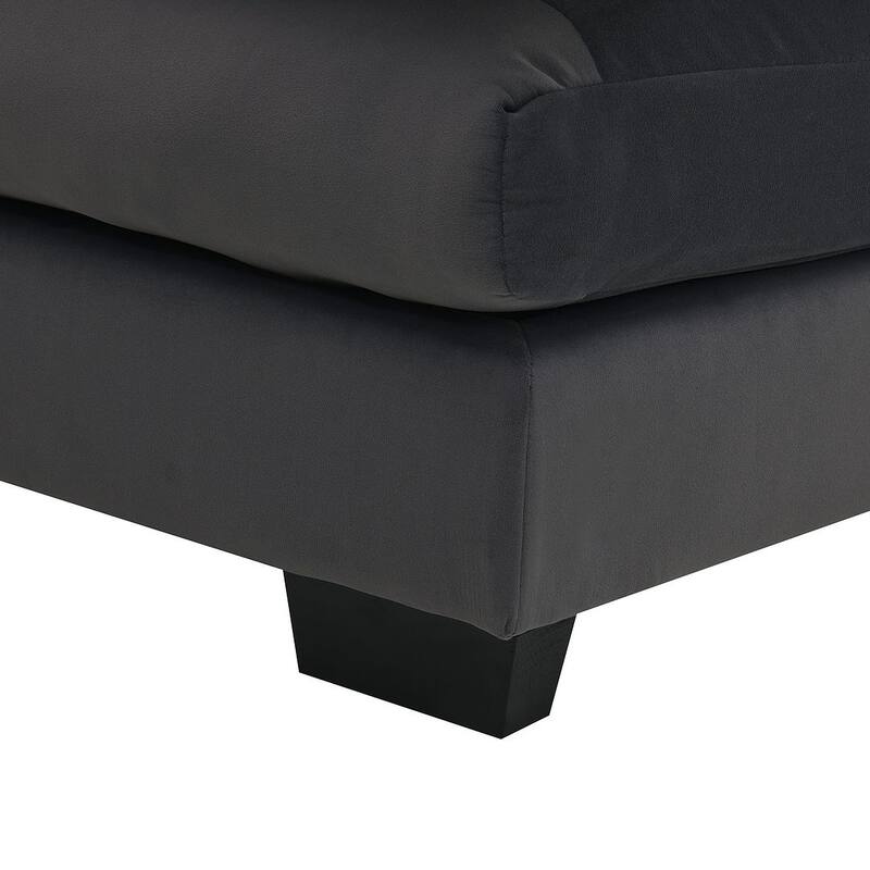 6-seat U-shaped Sectional Sofa, Sleeper Sectional with Waist Pillows for Living Room, Apartment