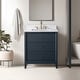 preview thumbnail 14 of 79, Vanity Art 30" Freestanding Bathroom Vanity with Engineered Marble Top and Sink 30"/Golden Brushed - Vintage Spruce Blue
