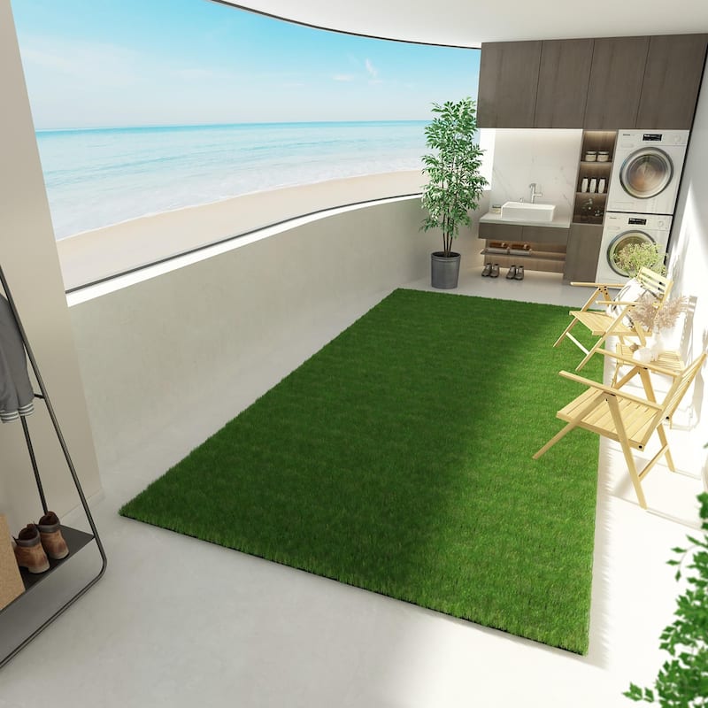 Kerrogee Synthetic Grass Artificial Lawn Area Rug - 6.6ft x 13ft