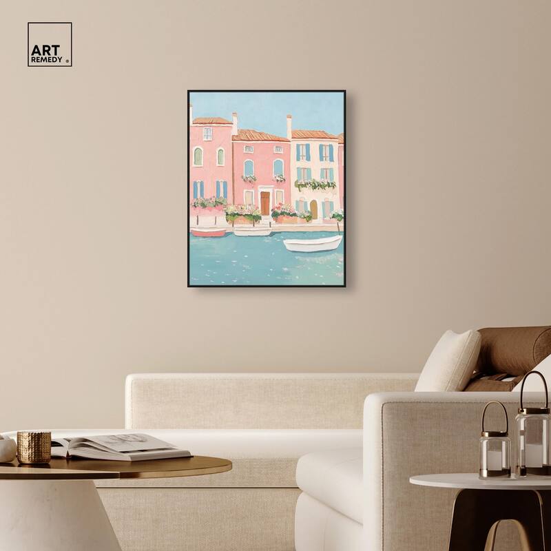 Adrift in Venice Canvas by Art Remedy