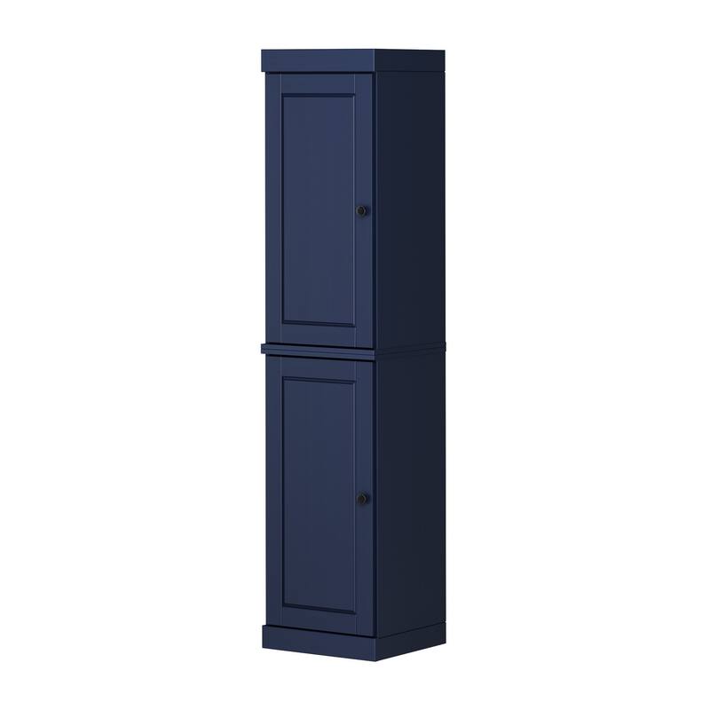Palace Imports 100% Solid Wood Pantry Cabinet, Adjustable Shelves, 16.5" Wide, 71.5" Tall