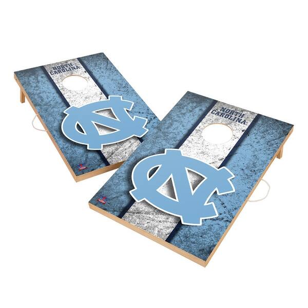 slide 2 of 6, Vintage North Carolina Tar Heels UNC Regulation 2x4 Cornhole Set