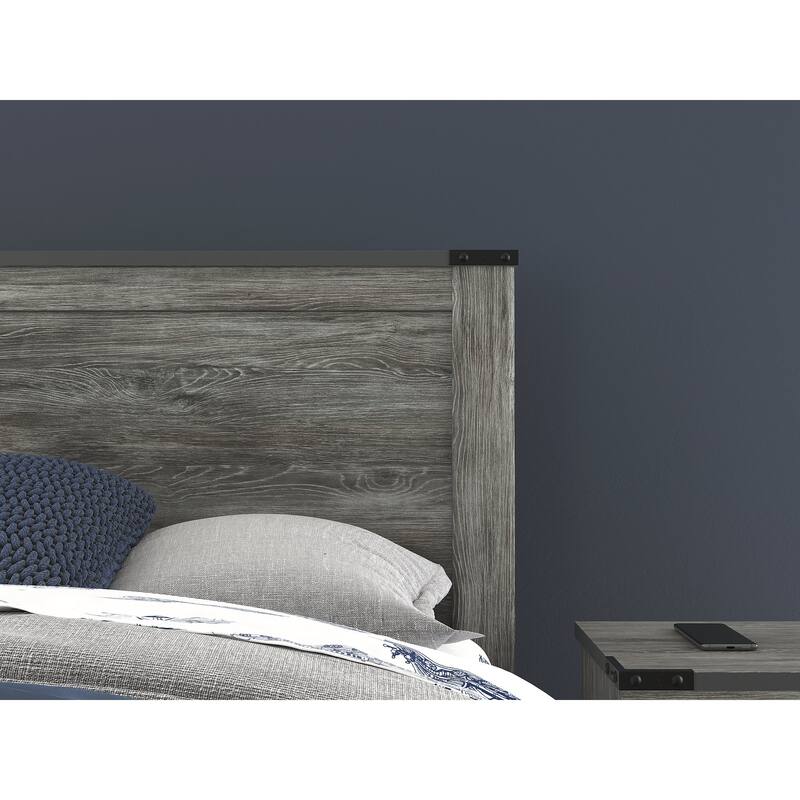 Signature Design by Ashley Frandern Gray Panel Headboard - Full