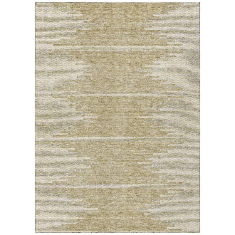 Machine Washable Indoor/ Outdoor Moroccan Boho Rug