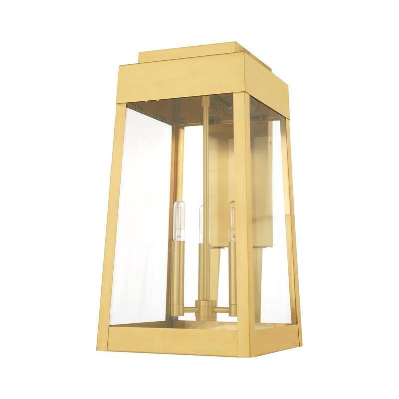 Livex Lighting 3-Light Outdoor Wall Lantern, 20858
