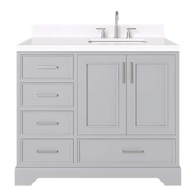 Ariel M042SRCQRVO Stafford 42" Free Standing Single Basin Vanity Set