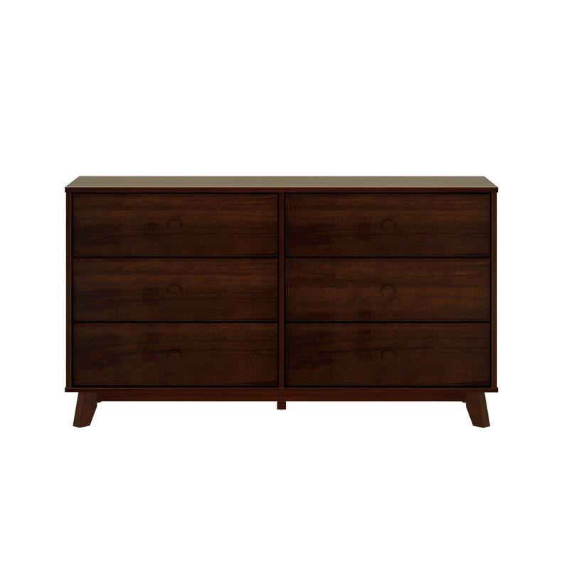 Max and Lily Solid Wood 6-Drawer Dresser