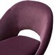 preview thumbnail 38 of 79, Ramona Modern Velvet Height Adjustable 360 Swivel Task Chair with Metal Base by HULALA HOME