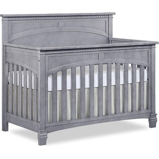 Evolur Santa Fe Storm Grey 5-in-1 Convertible Crib