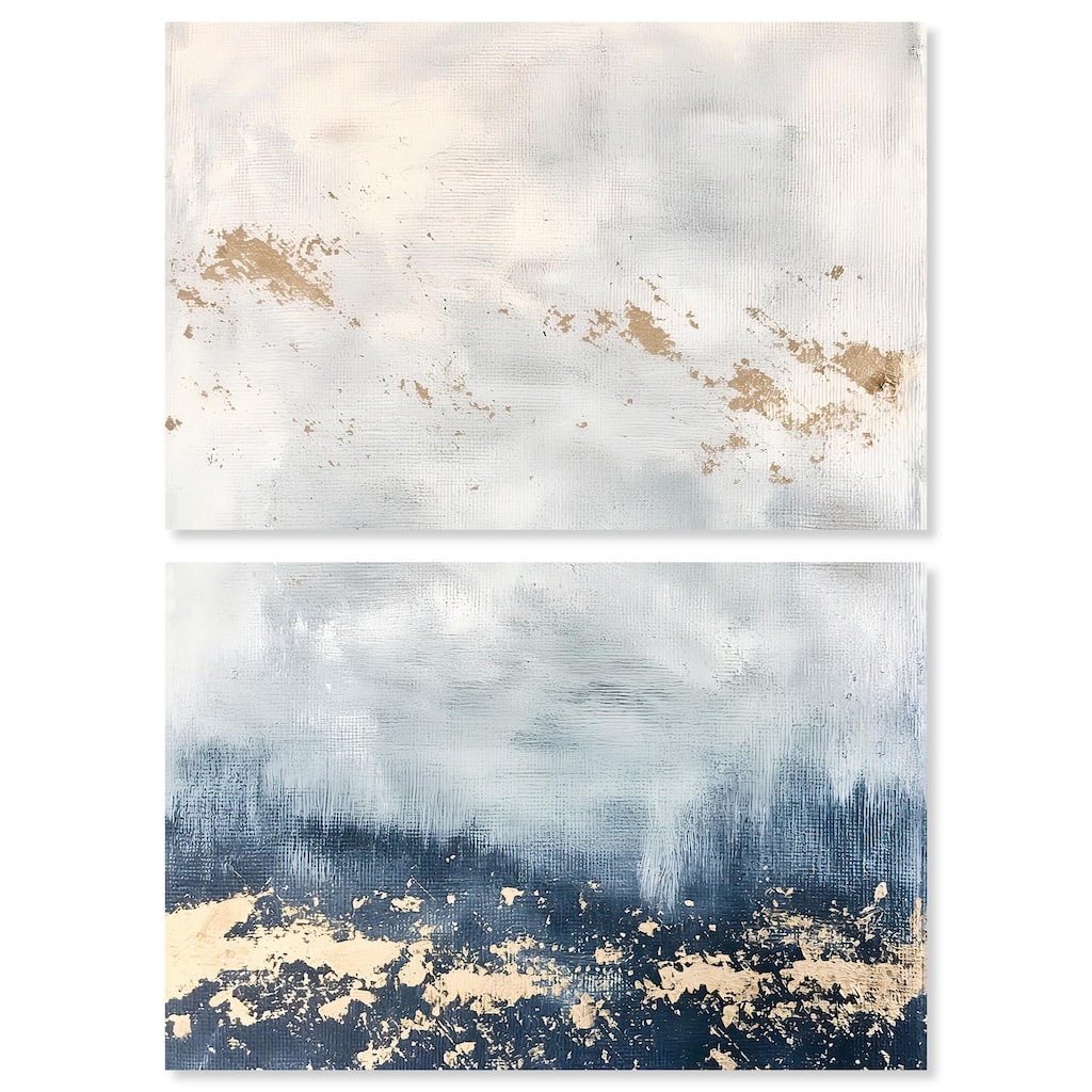 Inner Cosmos II Canvas Set of 2 by Art Remedy, Gallery Wrapped