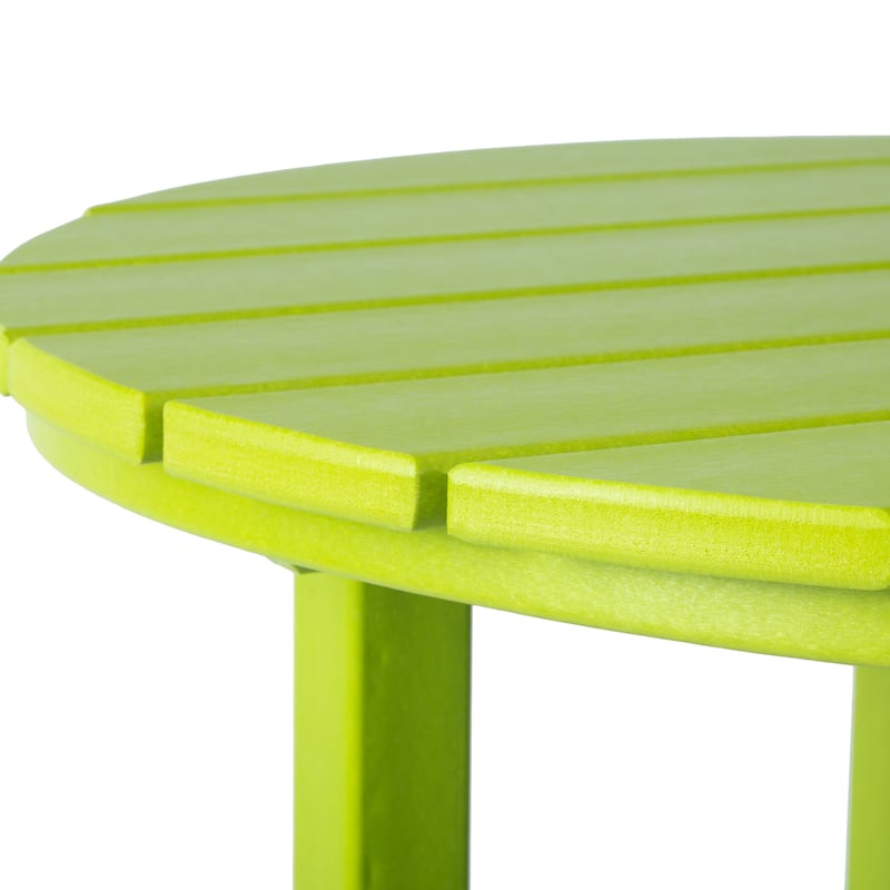 Polytrends Laguna Hdpe All Weather Outdoor Patio 24" Round Bar Bistro Table