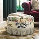 preview thumbnail 15 of 91, Yolanda 24" Upholstered Round Accent Ottoman