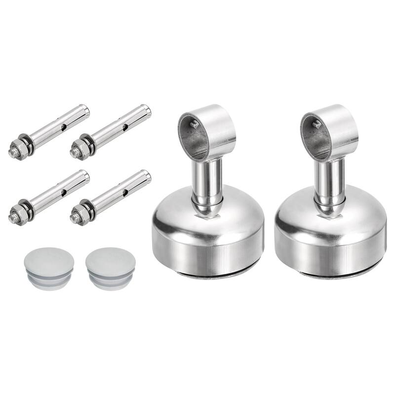 2 Set Ceiling Mount Curtain Rod Bracket