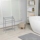 preview thumbnail 2 of 2, 3 Tier Towel Rail With Bottom Storage Rack