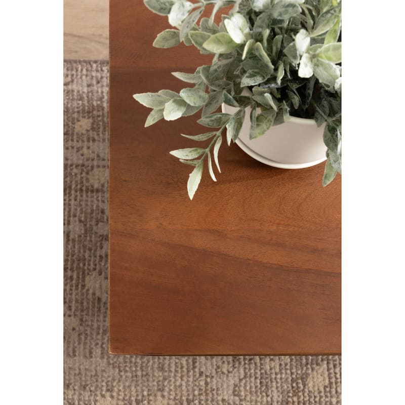 Kate and Laurel Torroba Ribbed Coffee Table