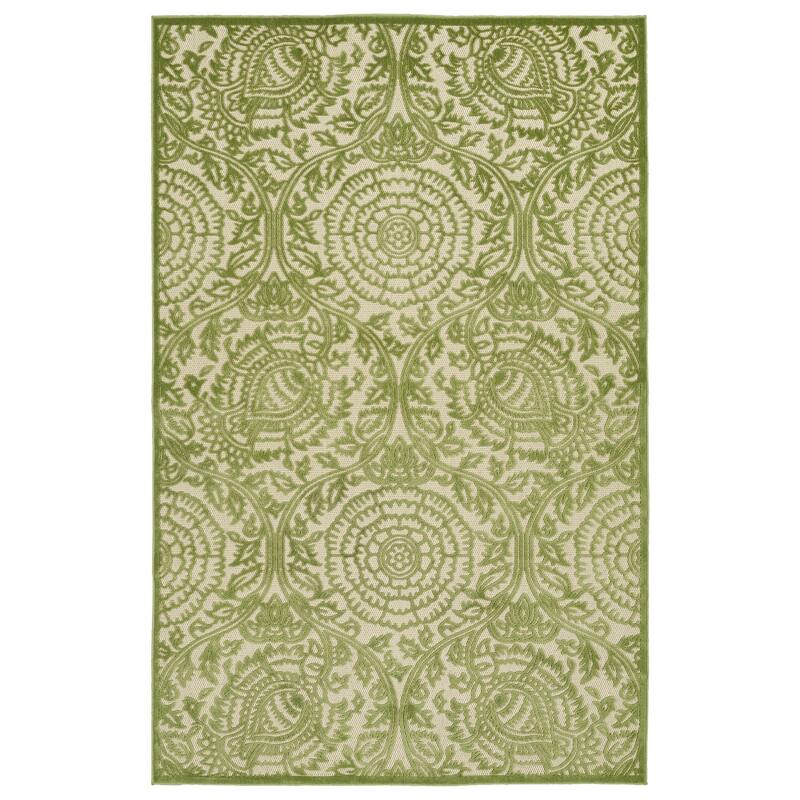 A Breath of Fresh Air Handmade FSR102 Floral Indoor Outdoor Area Rug