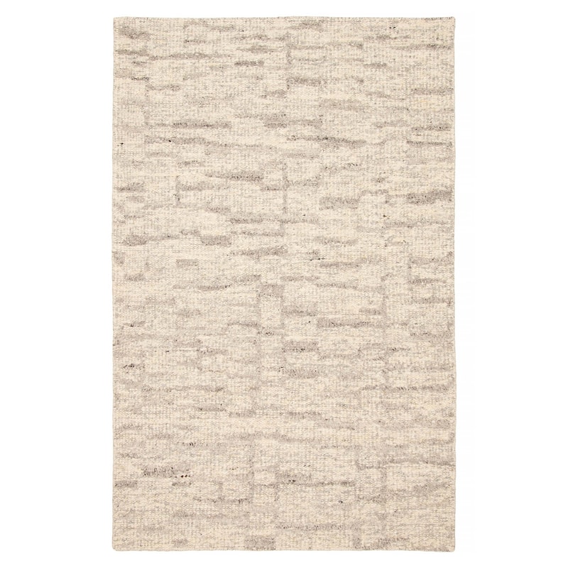 ECARPETGALLERY Hand-knotted Tangier Cream Wool Rug - 5'0 x 8'0 - Cream - 5'0 x 8'0