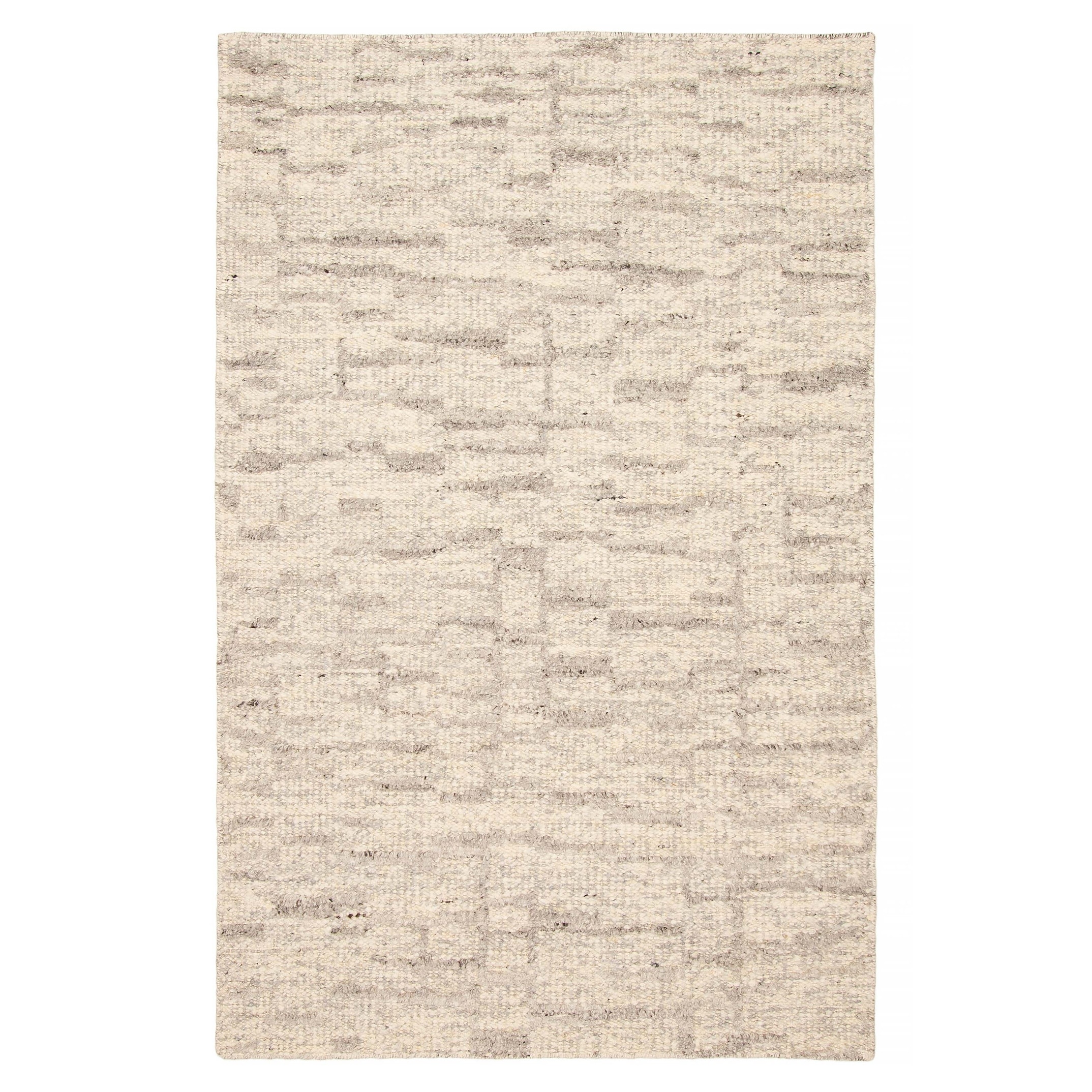 ECARPETGALLERY Hand-knotted Tangier Cream Wool Rug - 5'0 x 8'0