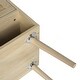 preview thumbnail 15 of 28, Rattan Nightstand Bedside Table with Rattan Drawers