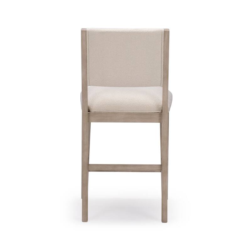 Plank and Beam Sereno Upholstered Counter Height Stool - Set of 2