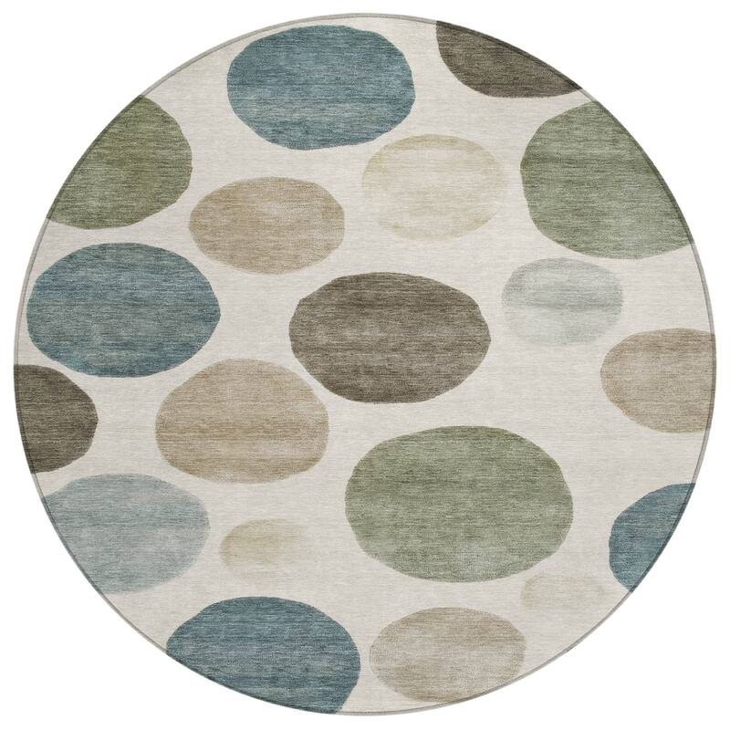 HomeRoots Geometric Transitional Rectangle Outdoor Rug