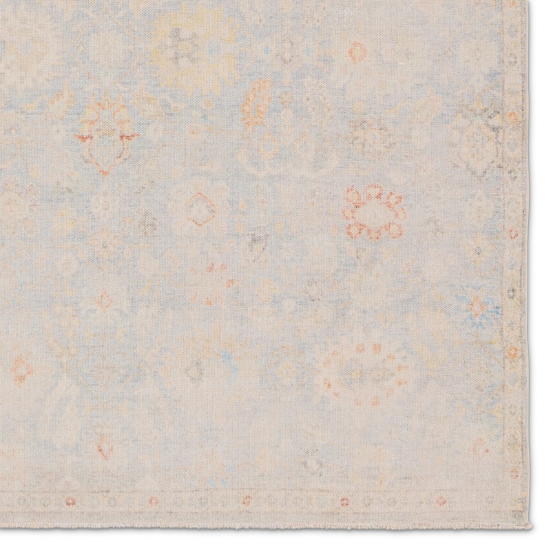 Adica Floral Light Blue/Cream Rug