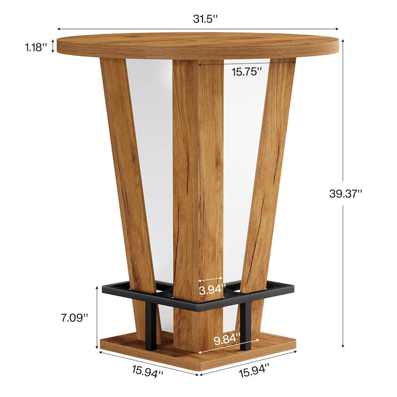 High Top Cocktail Bistro Pub Table