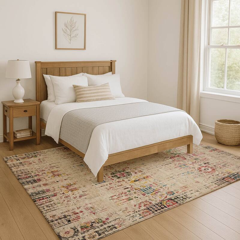 Premium Washable Super Soft Vintage Boho Mayfield Rug