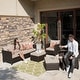 preview thumbnail 25 of 82, OVIOS 5-Piece Outdoor Wicker Patio Conversation Set