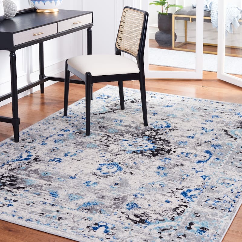 SAFAVIEH, Madison Jovita Vintage Boho Oriental Medallion Rug - 9' x 12'