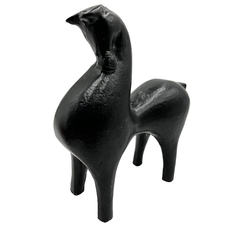 Decorative Handmade Aluminum 7 inch Modern Horse Sculpture - 7 x 3 x 7 in