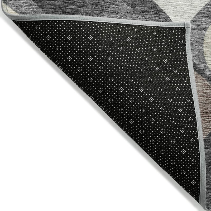 Machine Washable Indoor/ Outdoor Chantille Contemporary Geo Rug