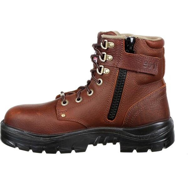 blue steel argyle zip boots