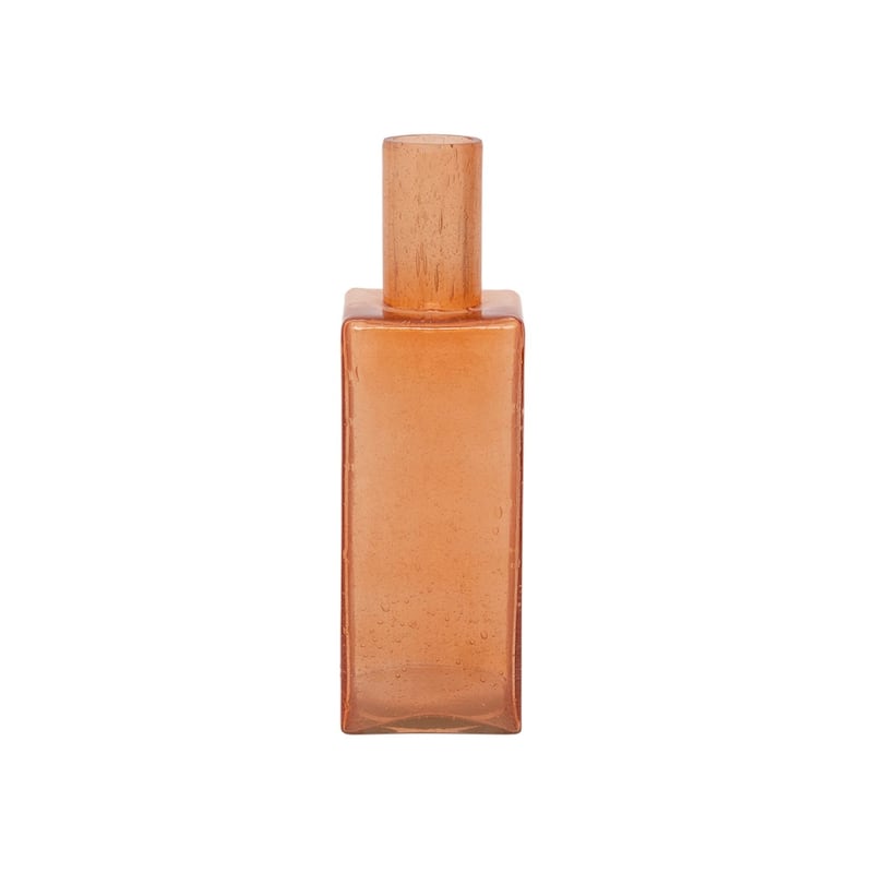 Veli Tabletop Decorative Vase - 13.25" - Orange