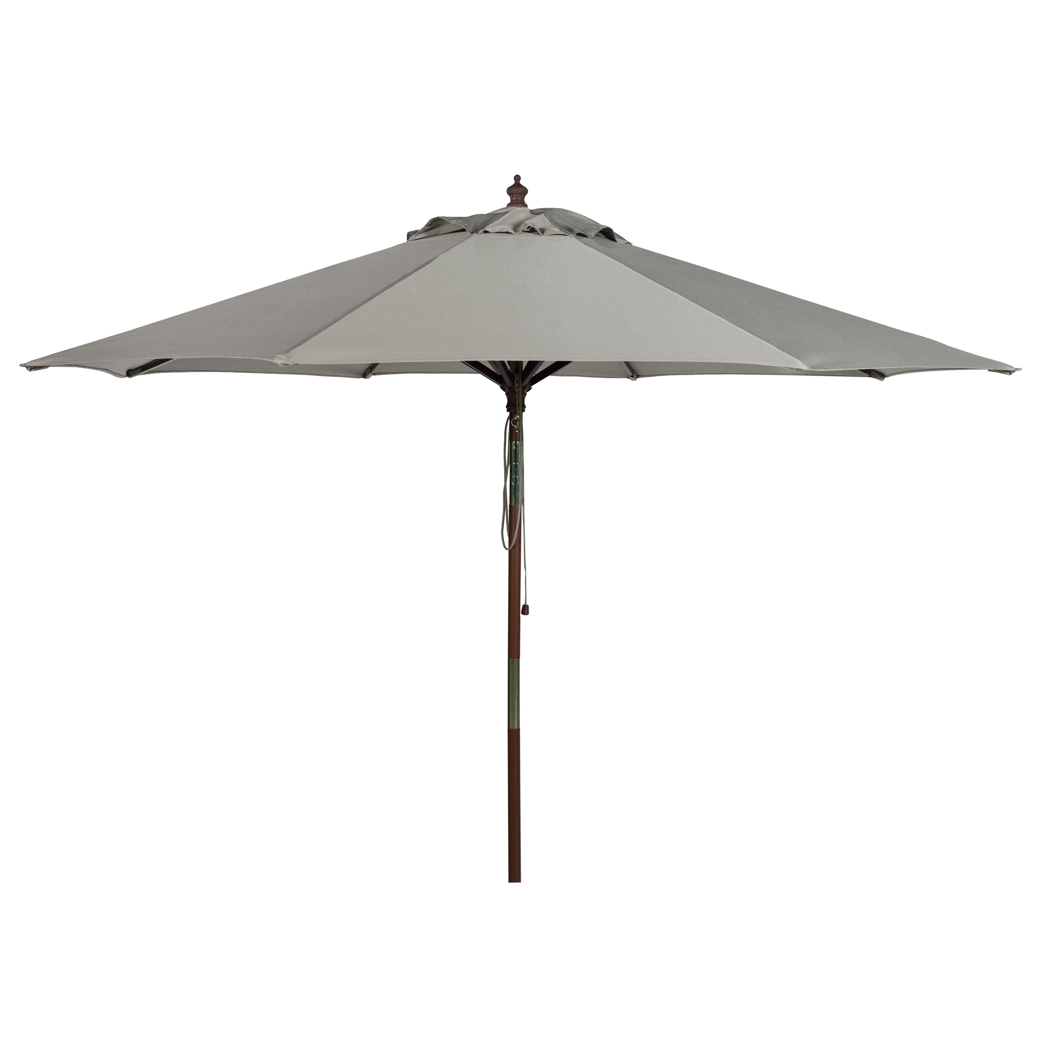 SAFAVIEH Zlatana 9 Ft Wooden Outdoor Umbrella - On Sale