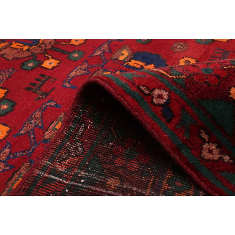 ECARPETGALLERY Hand-knotted Konya Anatolian Red Wool Rug - 4'9 x 8'0