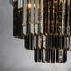 preview thumbnail 13 of 14, CraftHome 6-Lights Mid-Century Modern Antique Tier Round Fringe Crystal Chandelier
